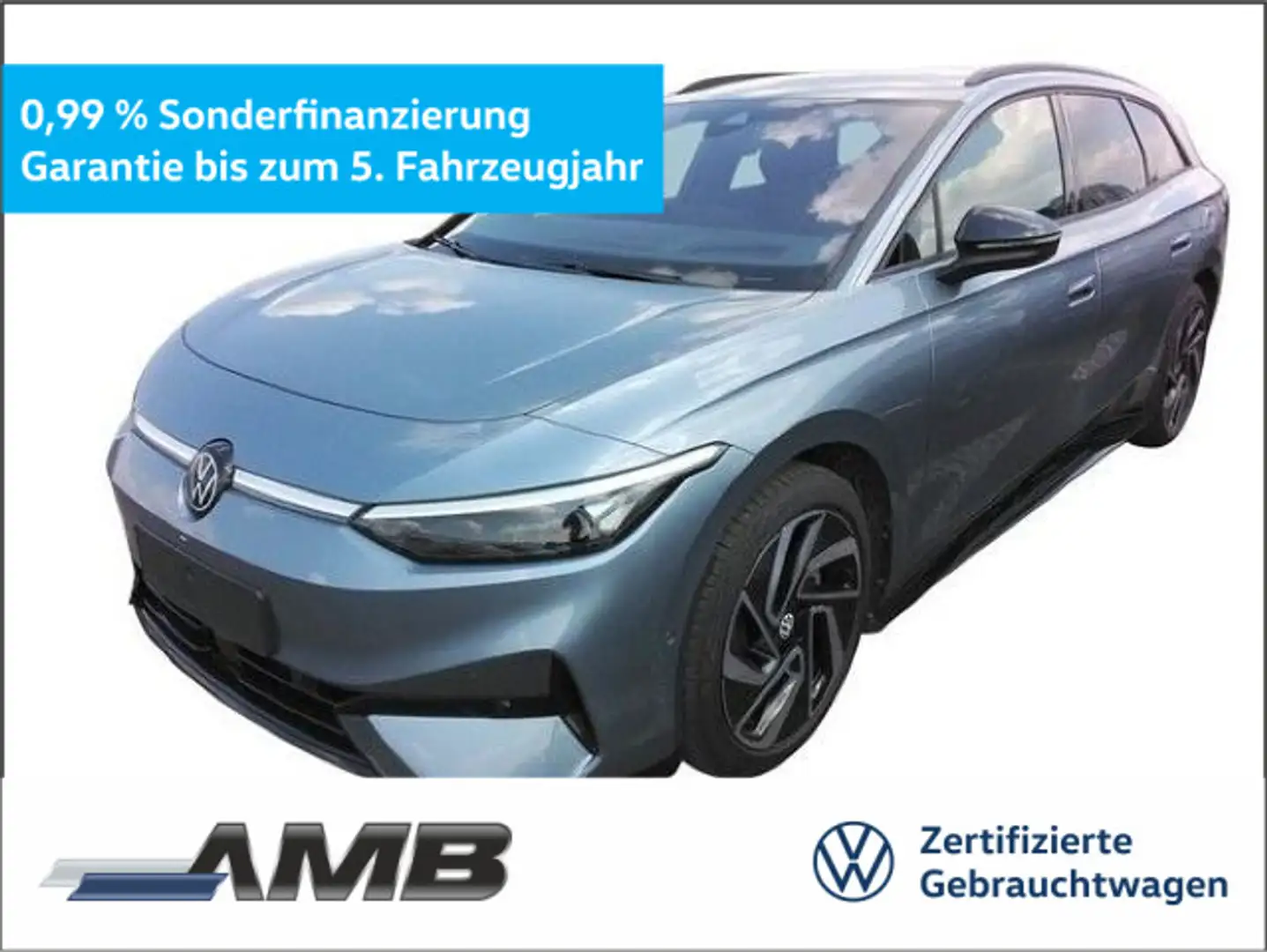 Volkswagen ID.7 Tourer Pro 77kWh/AHK/Matrix/Wärmepu/10.29Ga Blau - 1