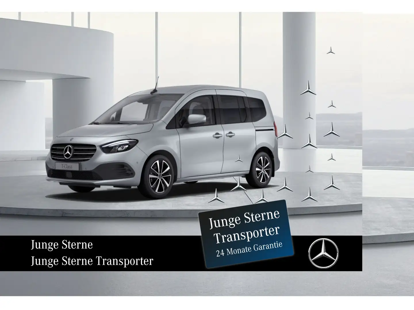 Mercedes-Benz T 180 d PROGRESSIVE Standard *AHK*MBUX*CARPLAY* Silber - 1