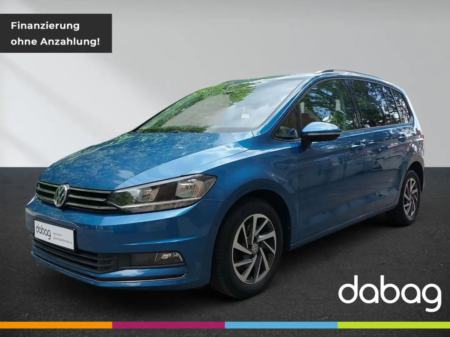 Volkswagen Touran Touran 1.4 TSI DSG 7 Sitzer AHK Park Blau - 1