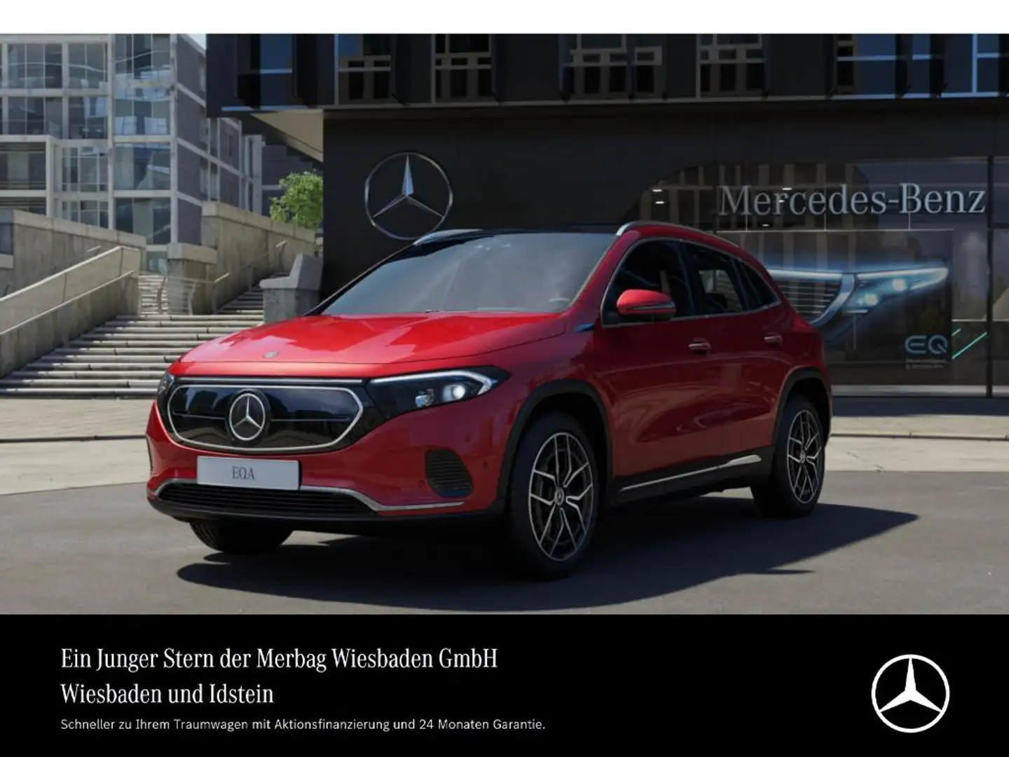 Mercedes-Benz EQA PROGRESSIVE PANORAMA HUD DISTRONIC AHK Rood - 1