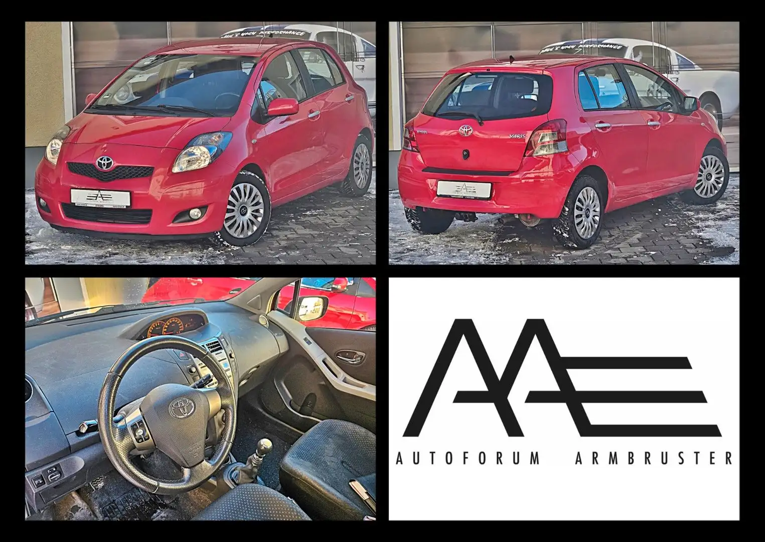 Toyota Yaris Life *Klimaautomatik/TÜV6-27/Scheckheft Rot - 1