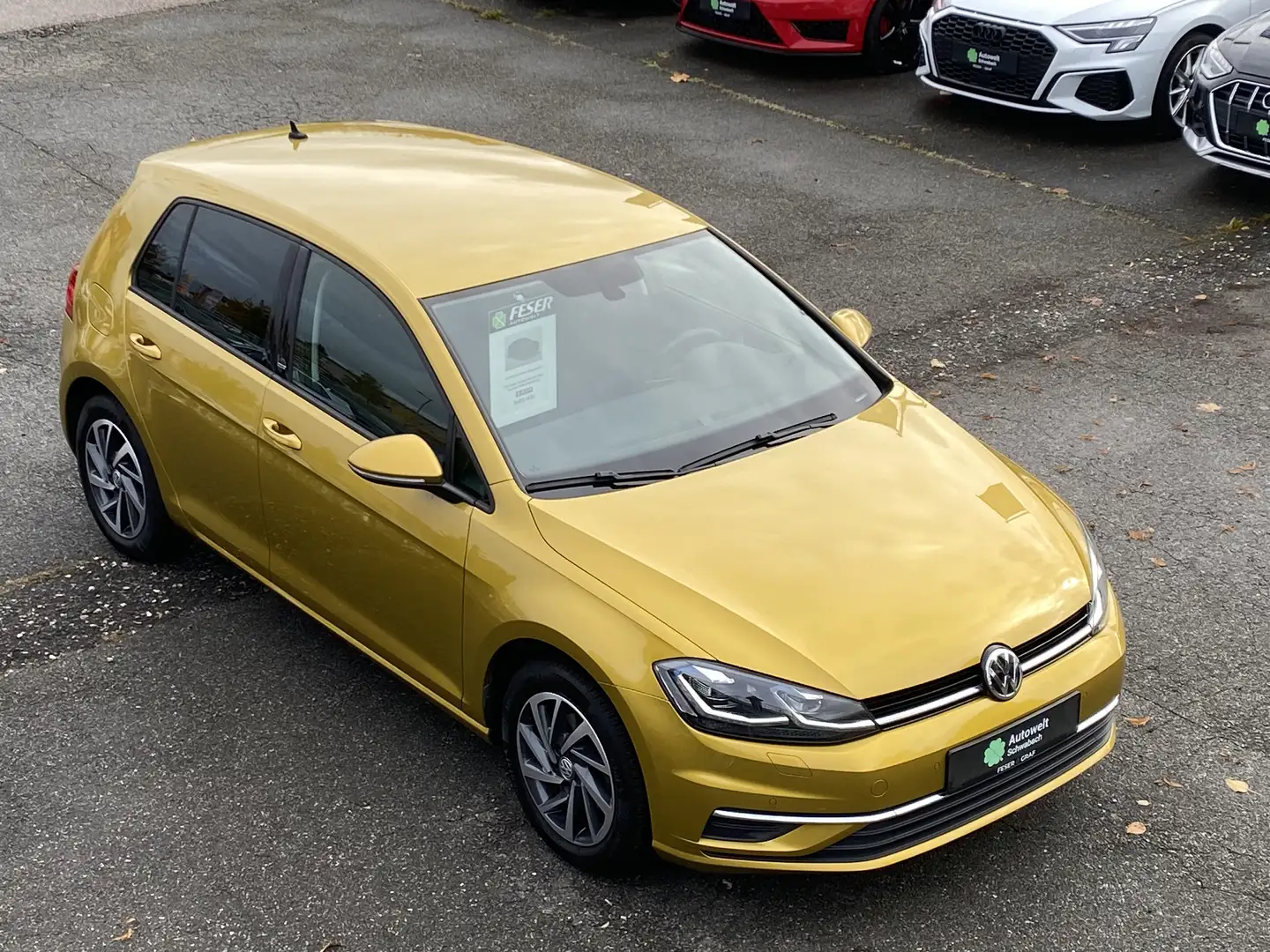 Volkswagen Golf 1.0 TSI SOUND ACC LED SHZ Jaune - 1