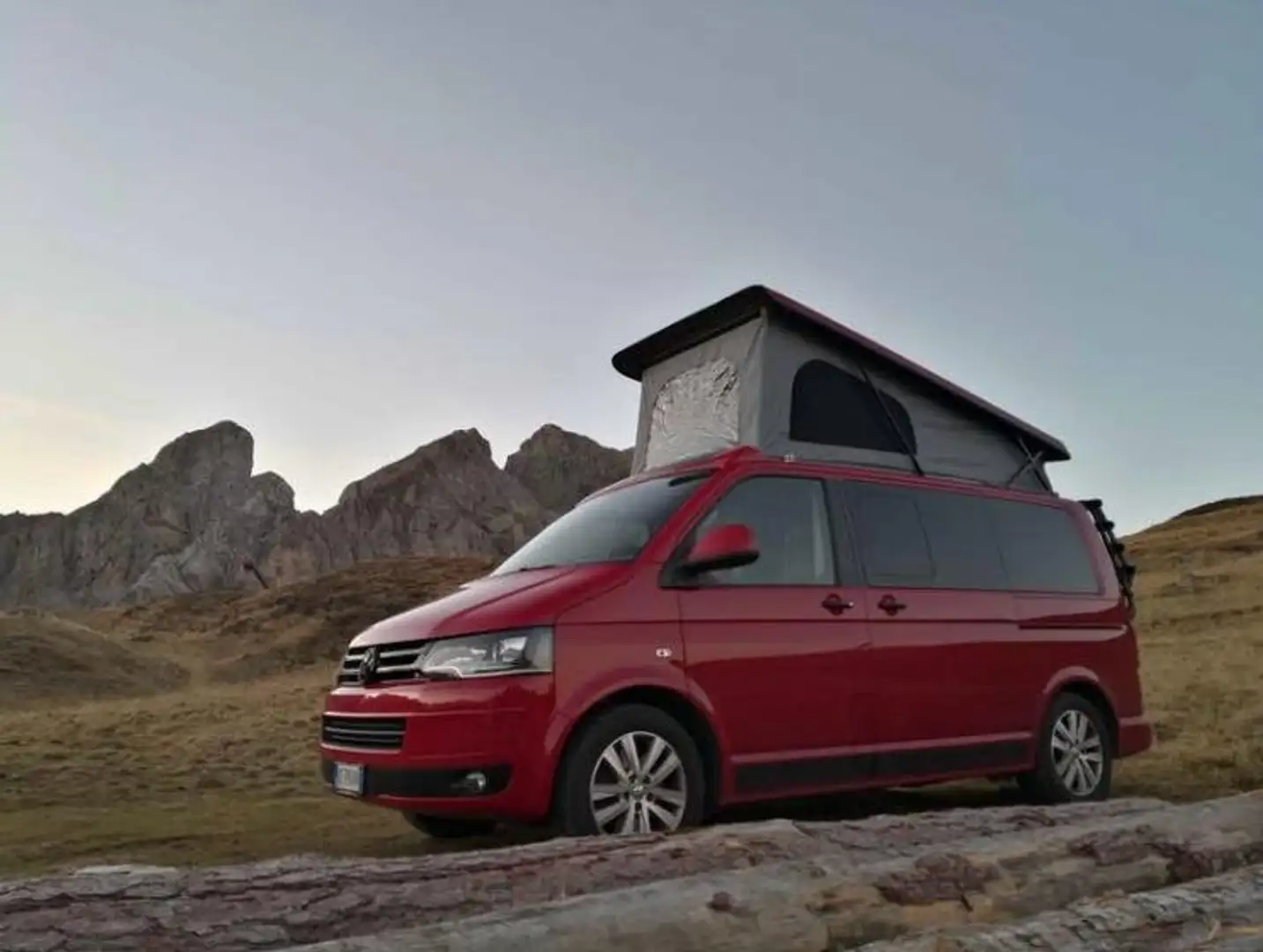 Volkswagen T5 Multivan Multivan 2.0 bitdi Highline 4motion 180cv dsg Roşu - 1