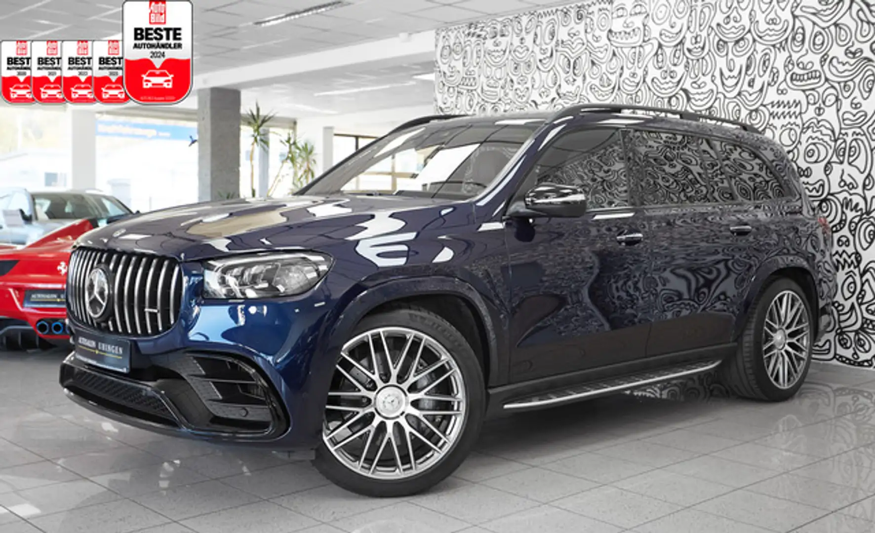 Mercedes-Benz GLS 63 AMG PERFORMANCE ABGAS*LUFT*PANO*FOND*VOLL Blauw - 1