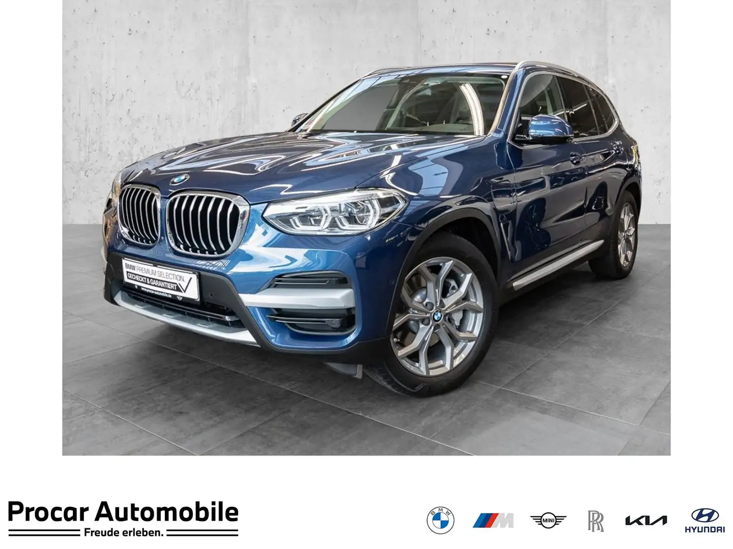 BMW X3 xDrive30e A xLine Head-Up HiFi DAB LED WLAN Azul - 1