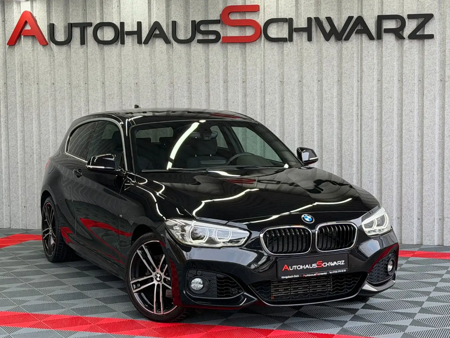 BMW 120 d M-Sport Automatik LED H&K Alcantara Navi Noir - 1