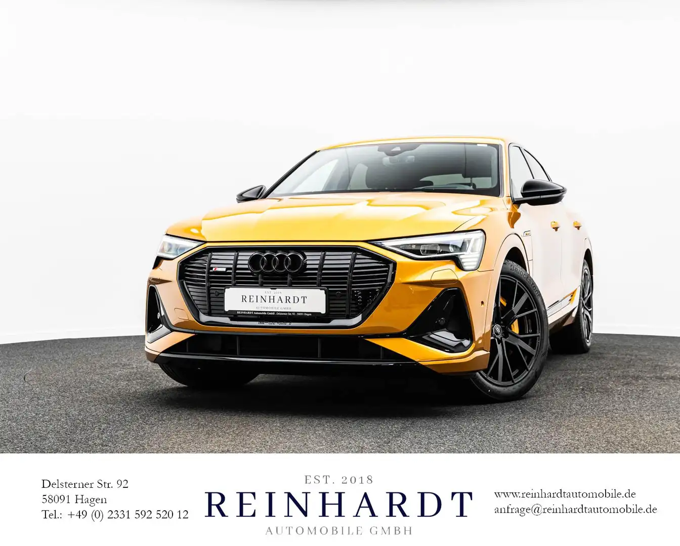 Audi e-tron SPORTBACK 55 2x S LINE/ACC/PANO/360°/EXCL Orange - 1
