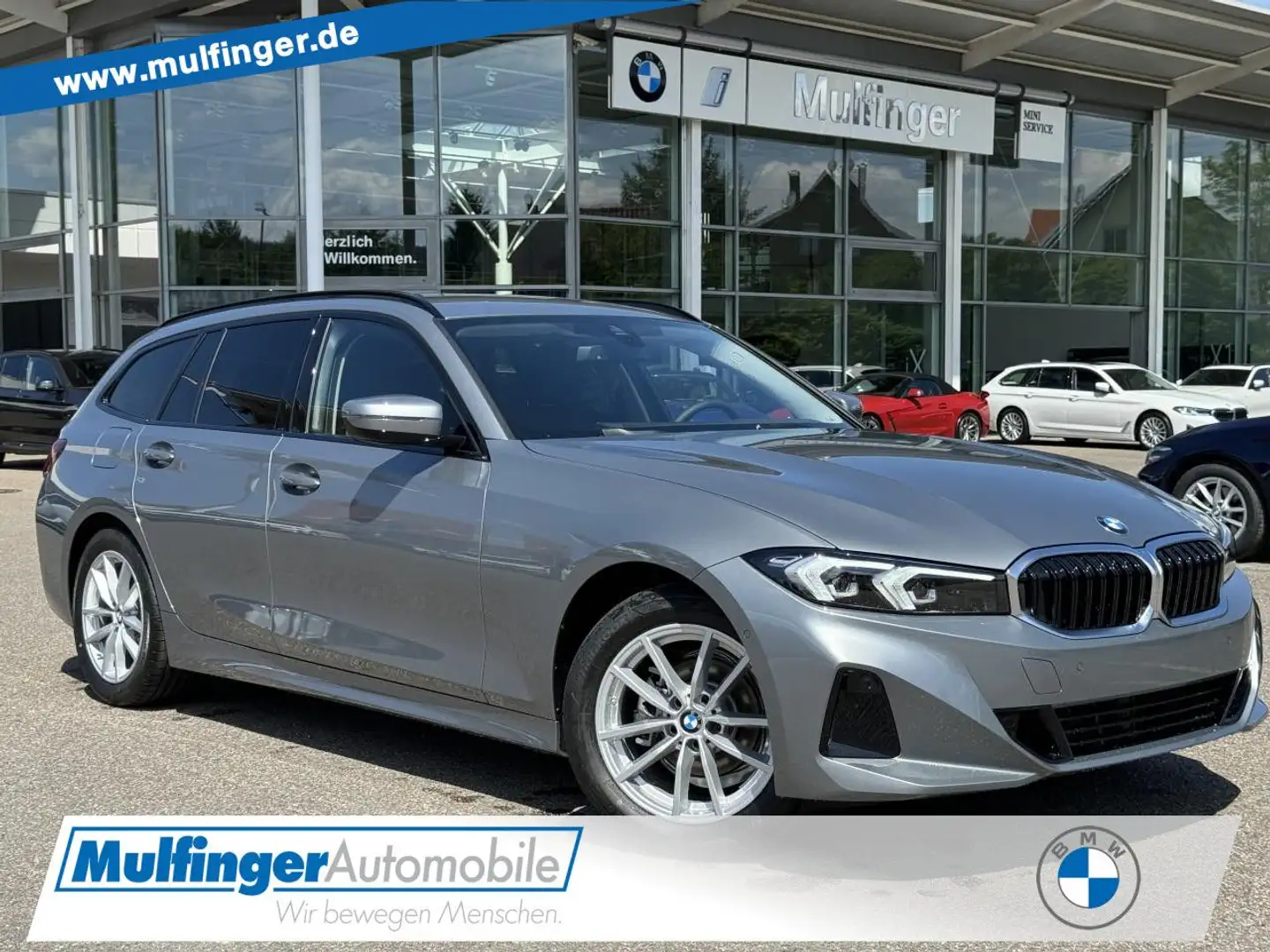 BMW 318 d Tour.LiveProf.DrvAs.Kamera HiFi Bluetooth LED Grau - 1