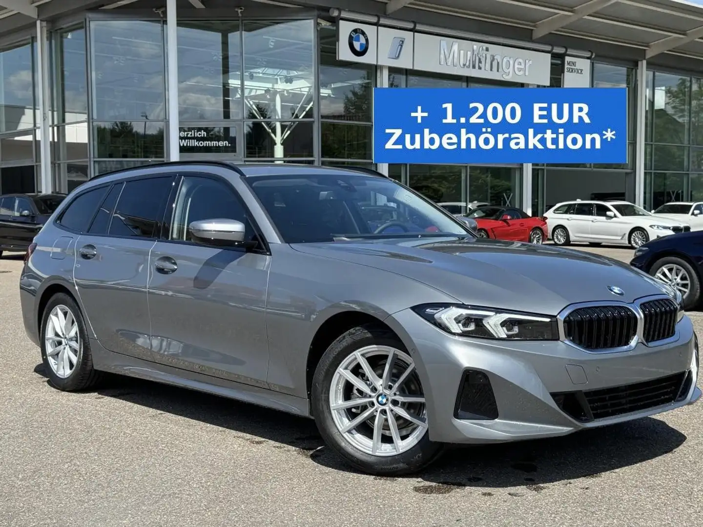 BMW 318 d Tour.Sports.LiveProf.DrivAss.Kamera HiFi Navi Grigio - 2