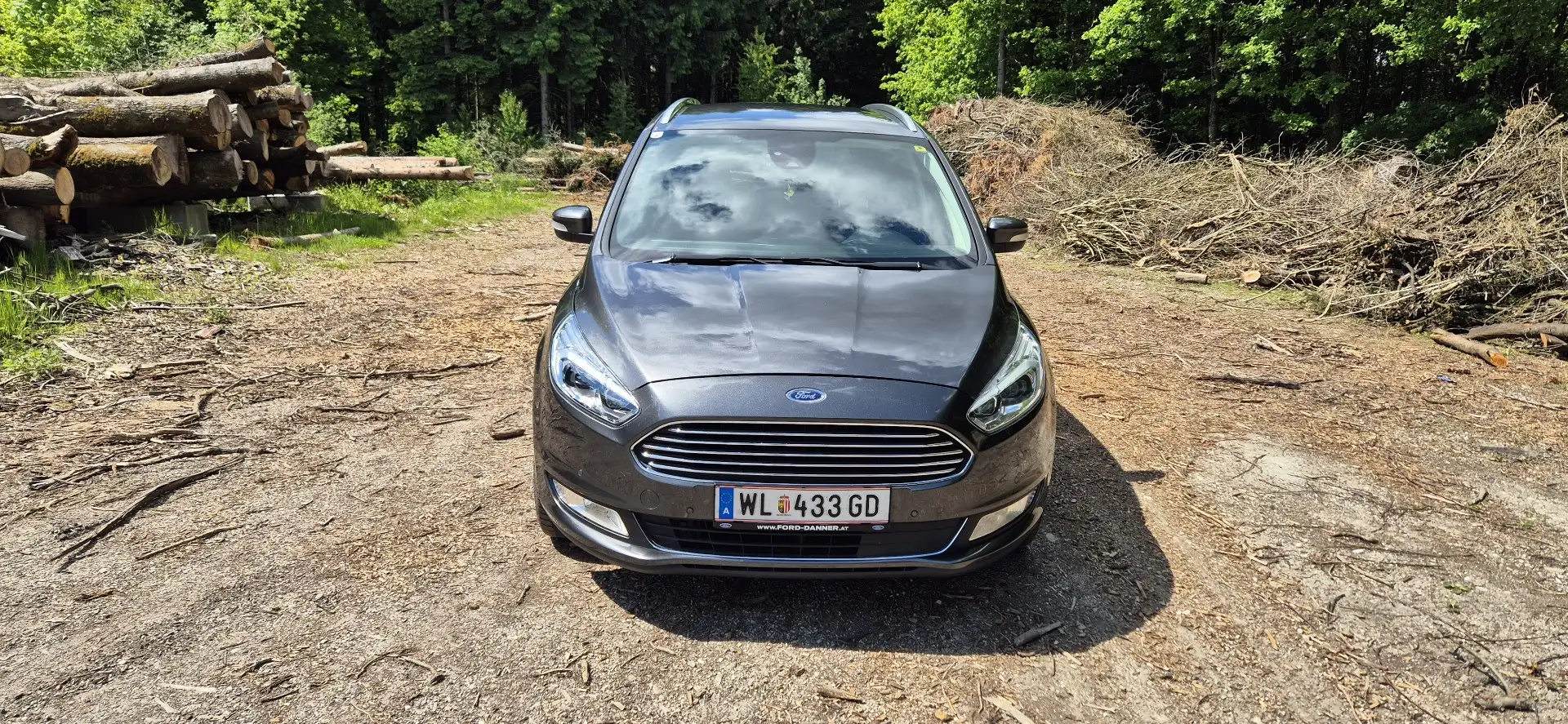 Ford Galaxy 2,0 TDCi Titanium Start/Stop Powershift Grau - 2