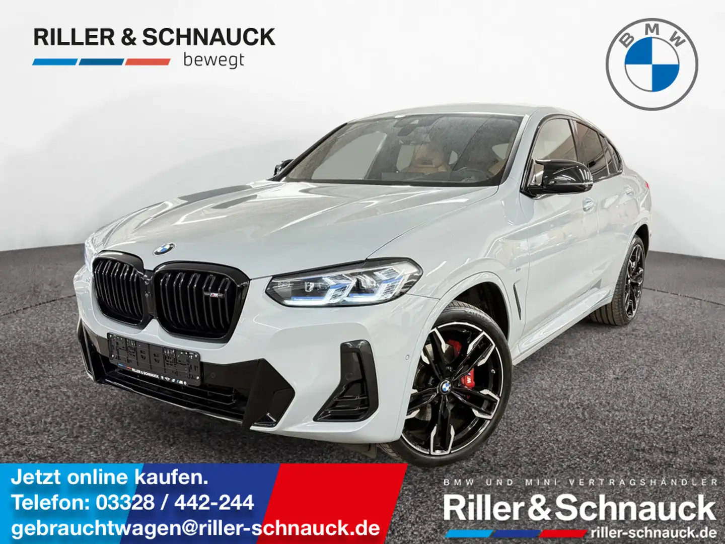 BMW X4 M 40d xDrive 360°+LASER+STANDHZ+HUD+H/K+LED Grau - 1