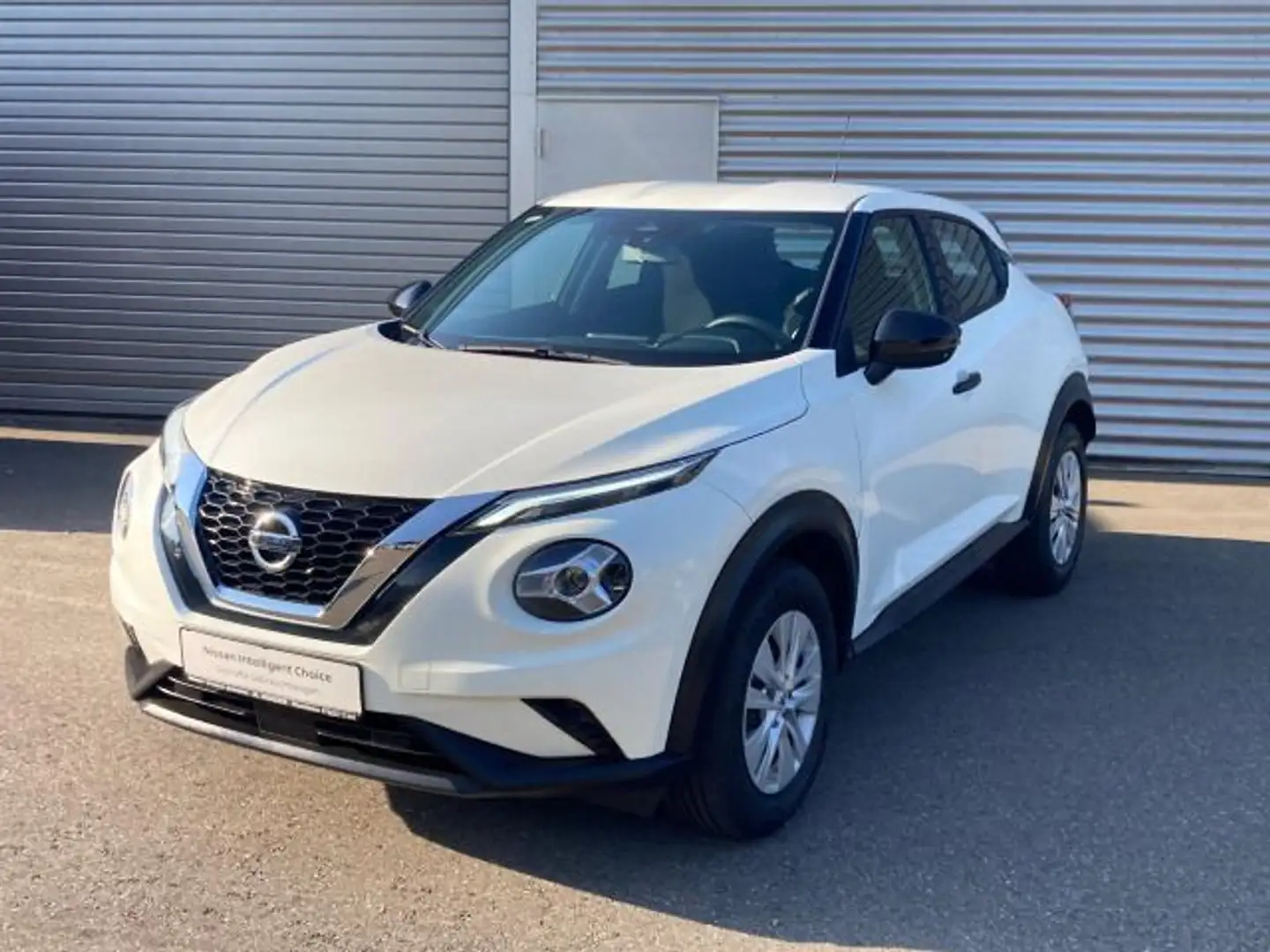 Nissan Juke 1.0 DIG-T Visia Klima, Tempomat, Bluetooth Weiß - 2