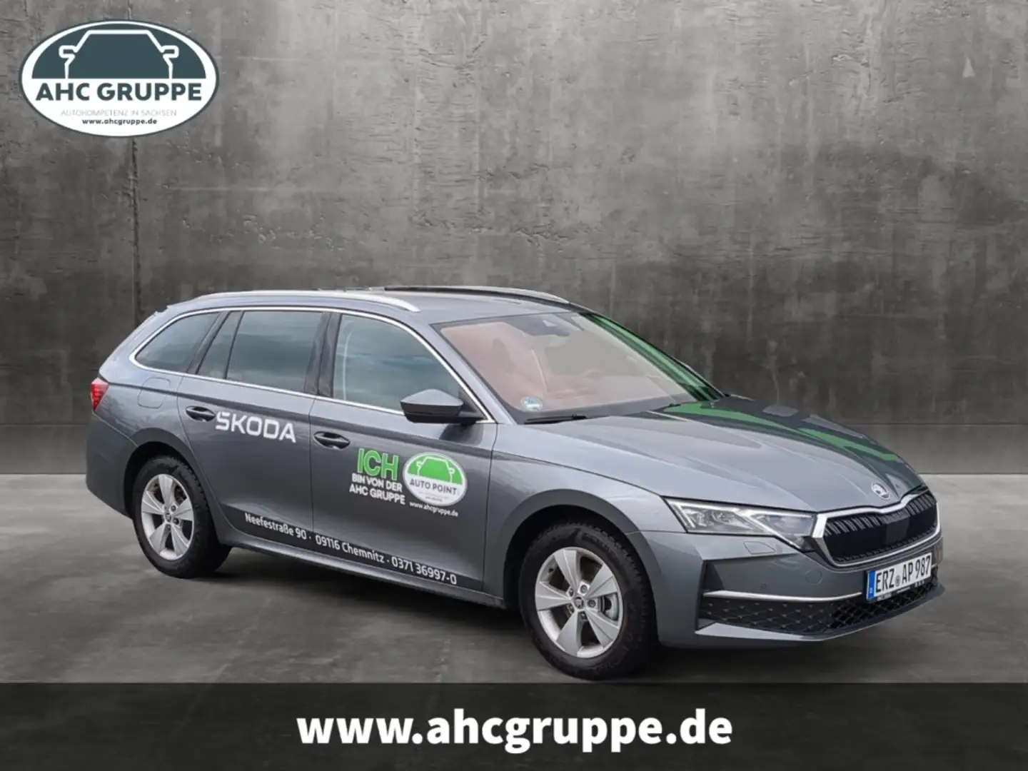 Skoda Octavia Combi 1.5 TSI mHEV 110kW EU6e Exclusive 7-Gang-DSG Grau - 2