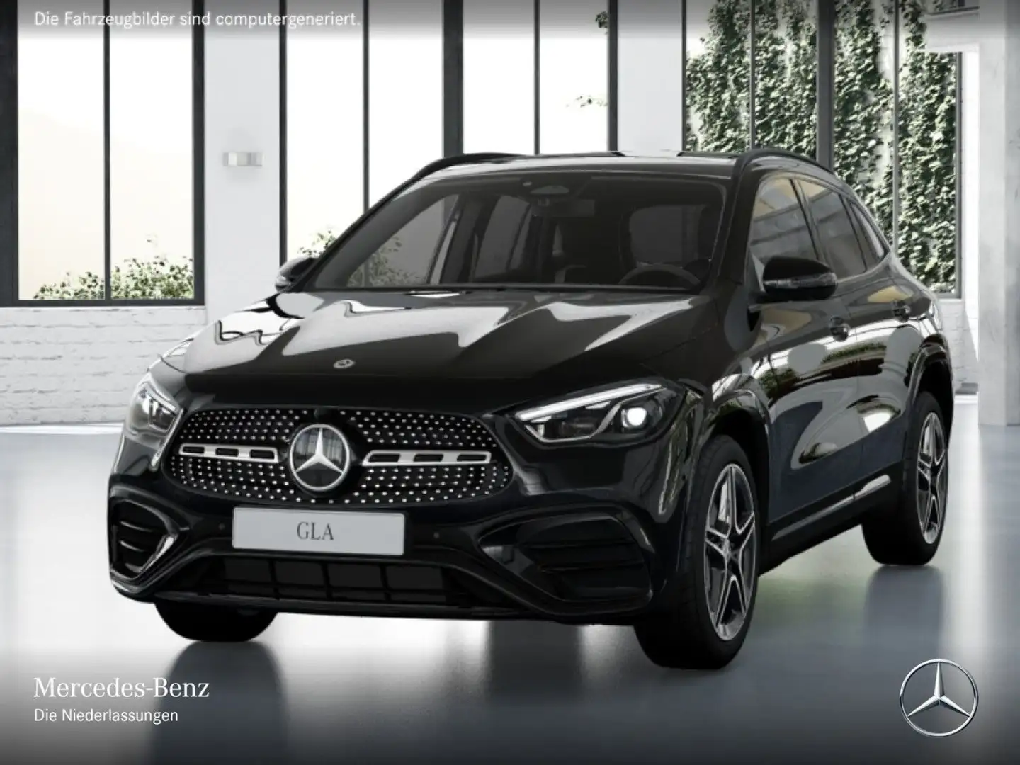 Mercedes-Benz GLA 200 AMG+NIGHT+PANO+360°+MULTIBEAM+19"+TOTW+7G Schwarz - 2