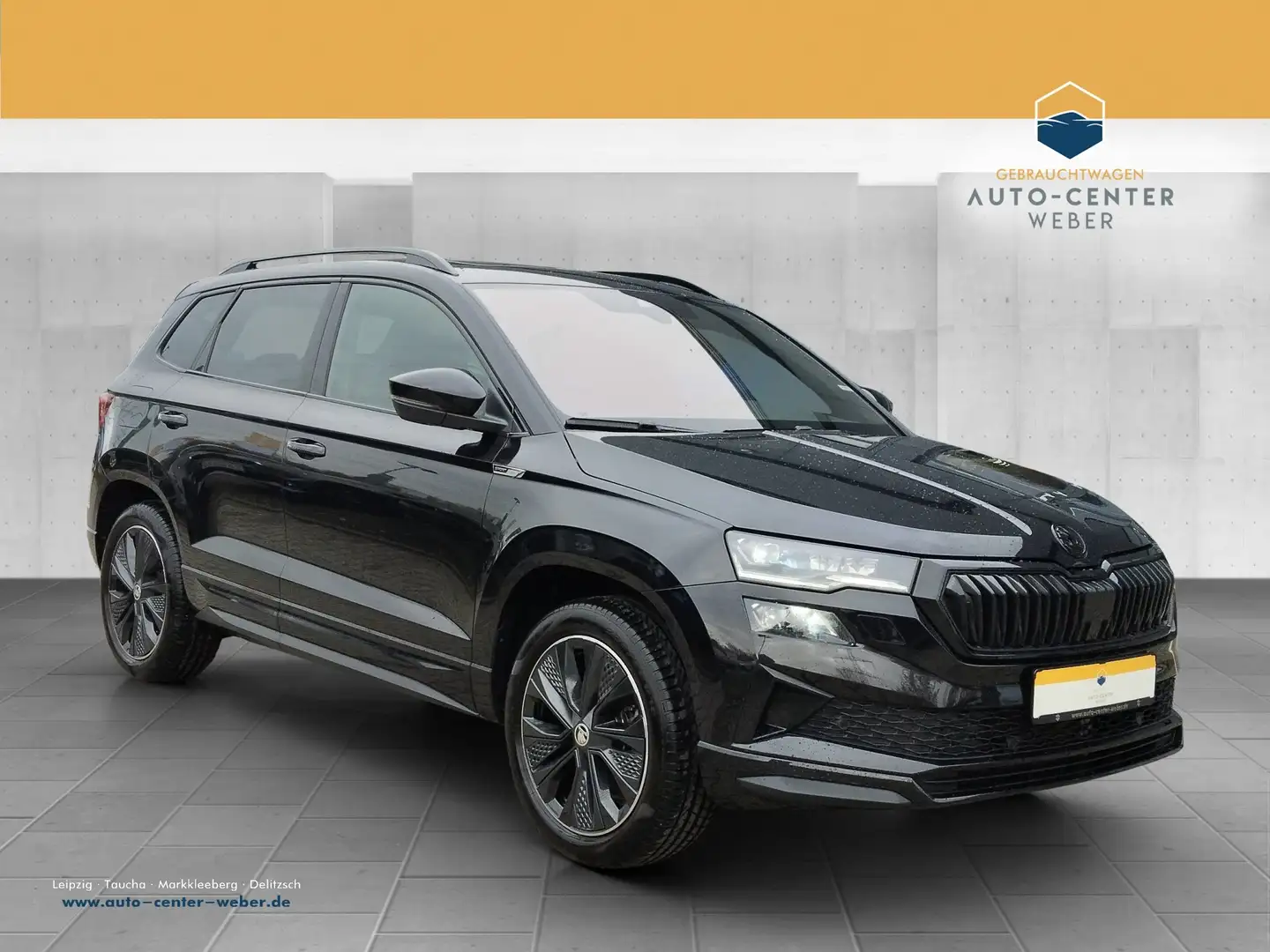 Skoda Karoq 2.0 TSI Sportline 4x4 DSG 4xSHZ*ACC*AHK*LM Schwarz - 1