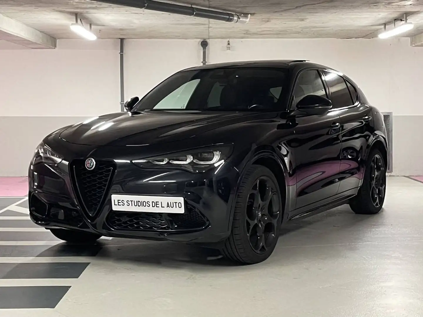 Alfa Romeo Stelvio 2.2 Diesel 210ch Competizione Q4 AT8 Bleu - 1