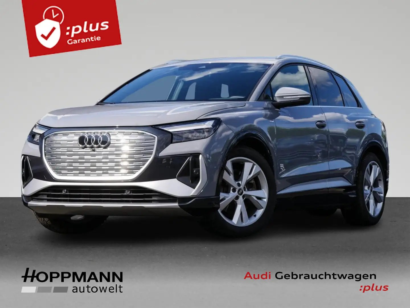 Audi Q4 e-tron 50 quattro S-Line Kamera Navi Fernlich Grau - 1
