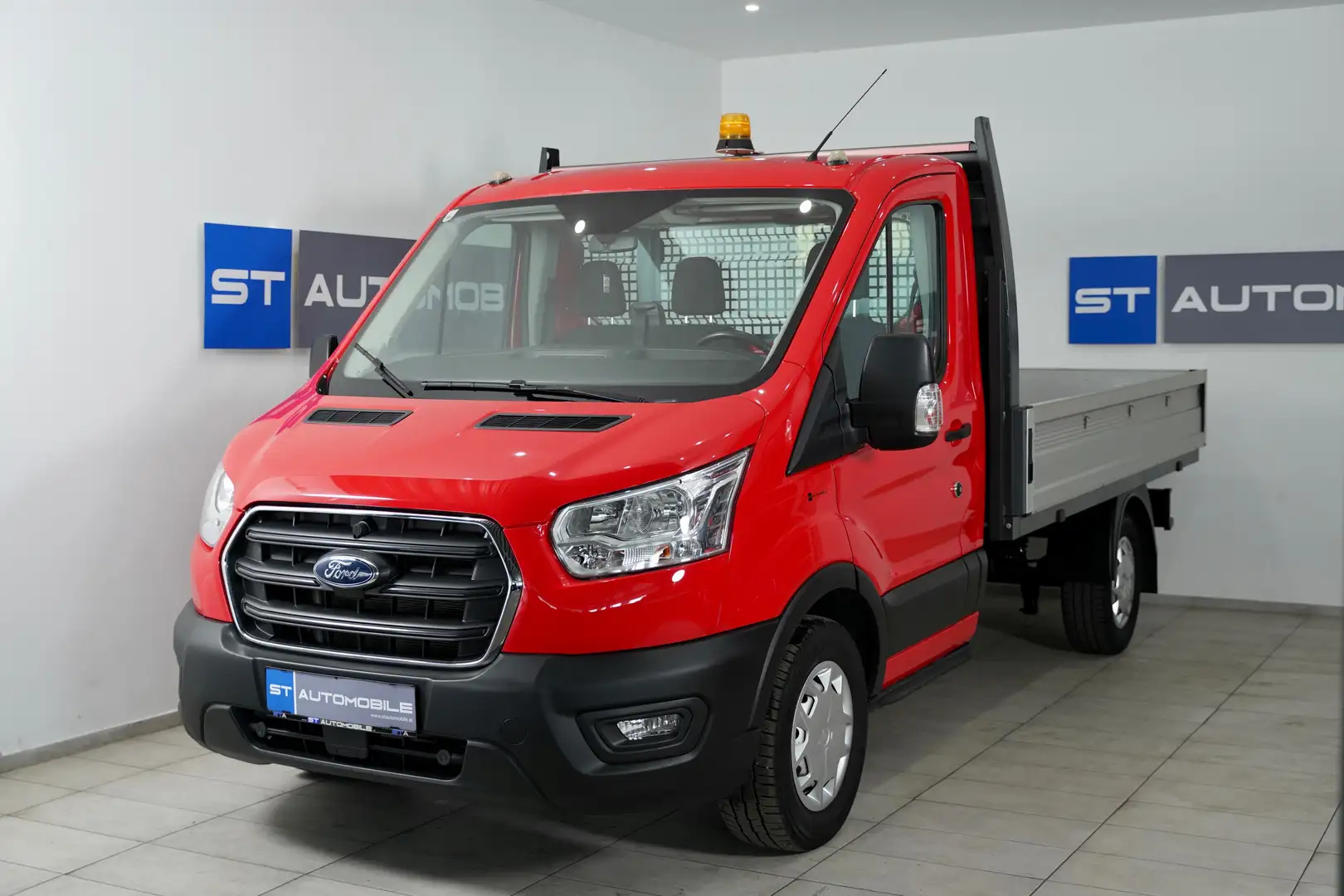 Ford Transit Pritsche 350 L2 Trend Allrad // 1.BESITZ // Rot - 2