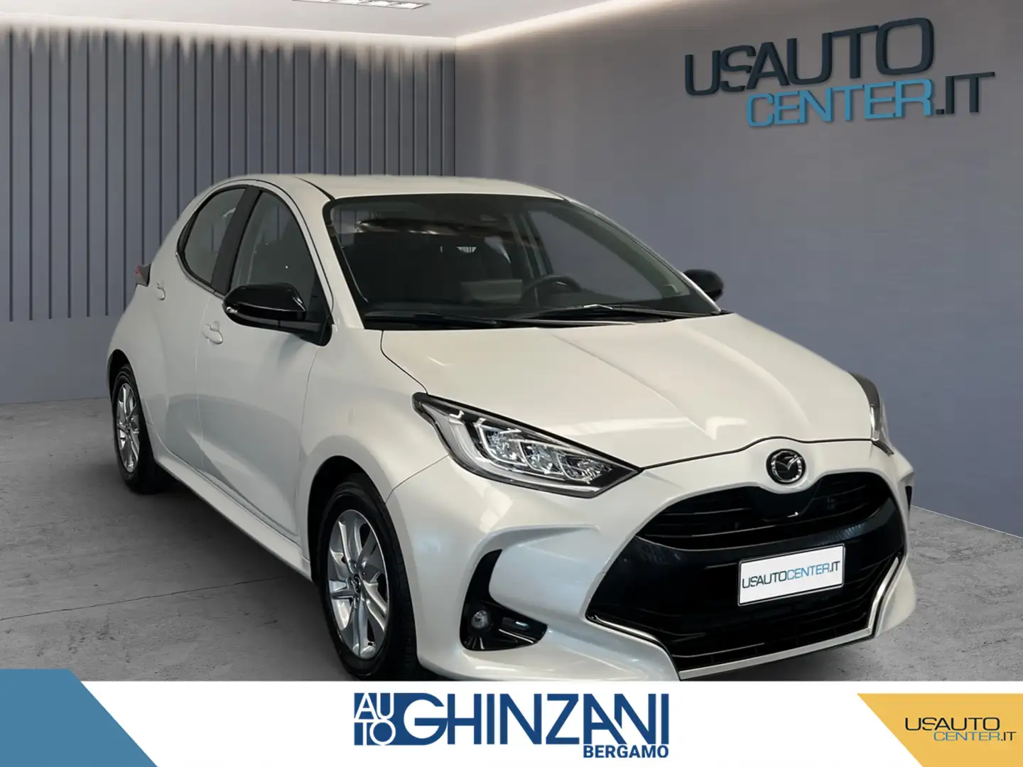 Mazda 2 1.5 VVT e-CVT Full Hybrid Electric Agile Comfort Bianco - 2