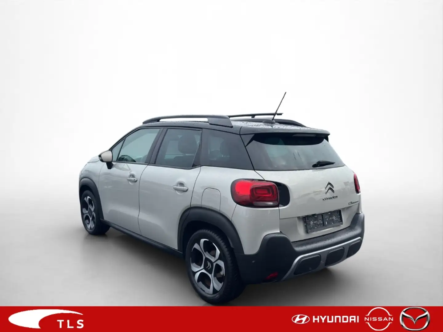 Citroen C3 Aircross Shine 1.2 PureTech 130 El. Panodach Navi Apple Car Gris - 2
