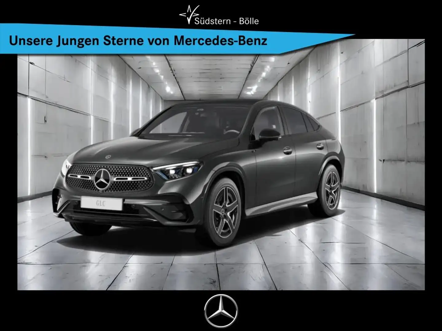 Mercedes-Benz GLC 450 d 4M Coupe +AMG+SHZ+NAVI+AMBIENTE+KAMERA Gris - 1