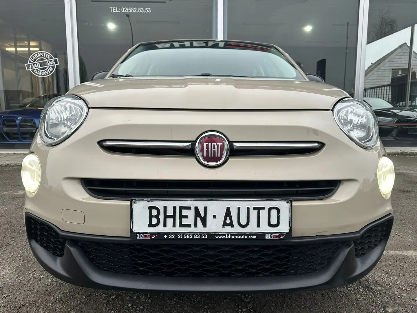 Fiat 500X 1.6i E-torq/AIRCO/CUIR PARTIEL/GARANTIE 12 MOIS Beige - 2