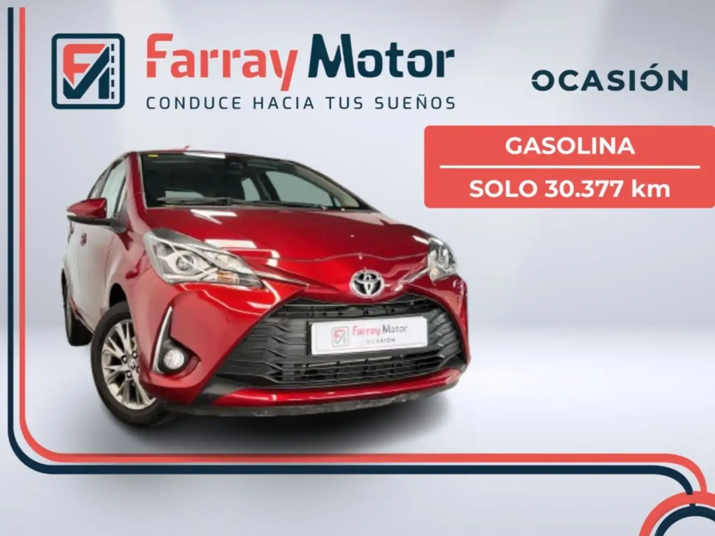 Toyota Yaris 1.5 Active Rouge - 1