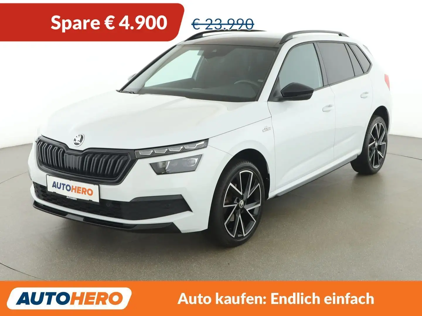 Skoda Kamiq 1.0 TSI Monte Carlo Weiß - 1
