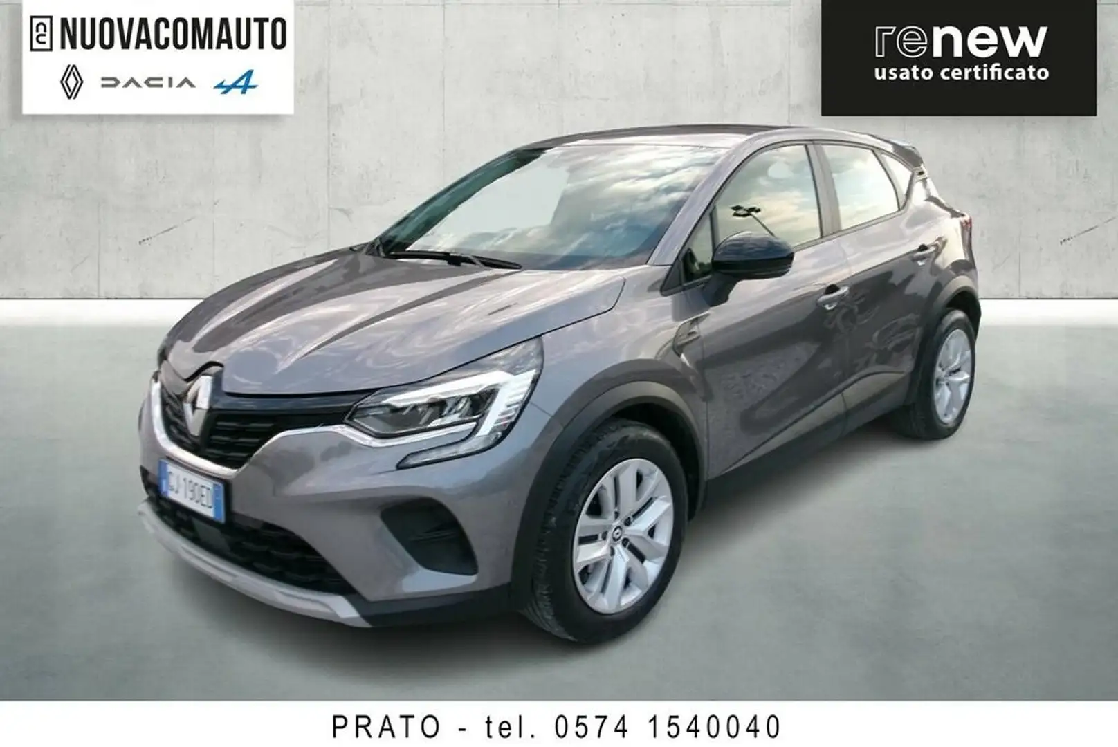 Renault Captur 1.0 tce Zen Gpl 100cv my21 Grigio - 1