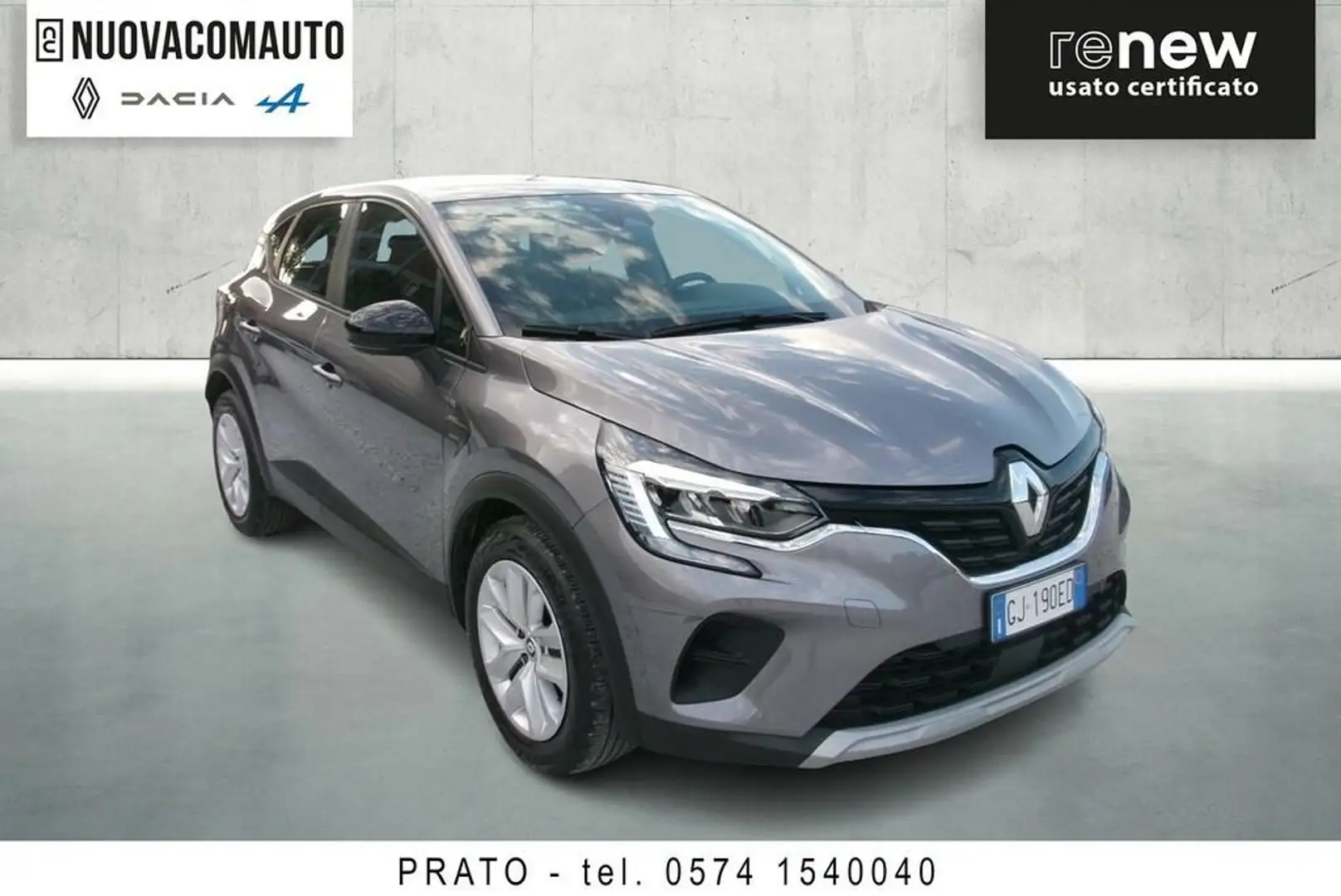 Renault Captur 1.0 tce Zen Gpl 100cv my21 Grigio - 2