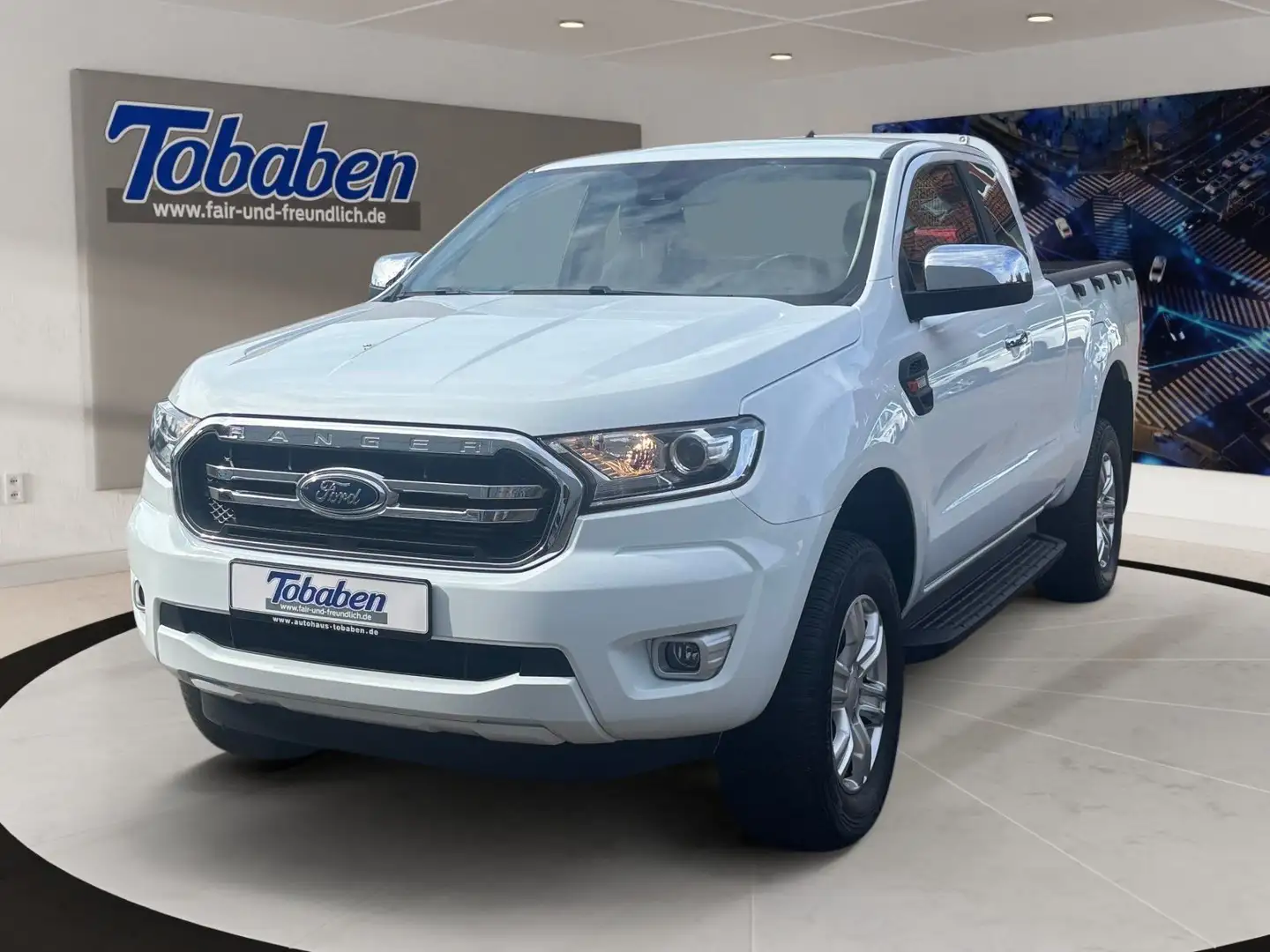 Ford Ranger XLT 4x4 Extrakabine + AHK + Sperrdiff Blanc - 1