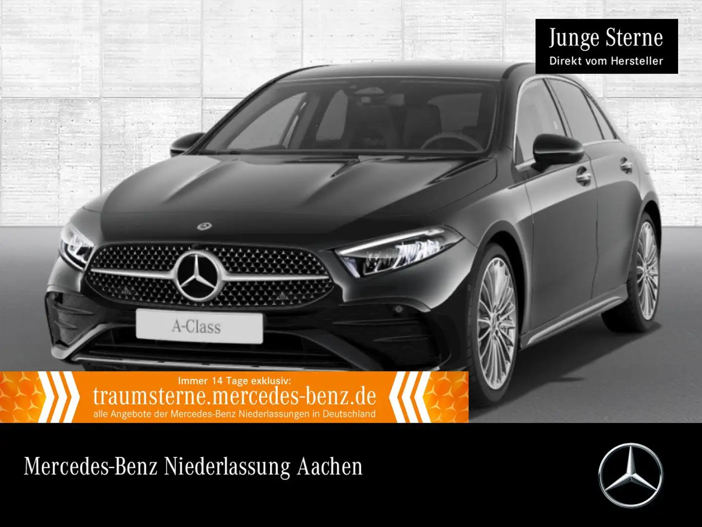 Mercedes-Benz A 250 e AMG+AHK+LED+KAMERA+KEYLESS+8G Schwarz - 1