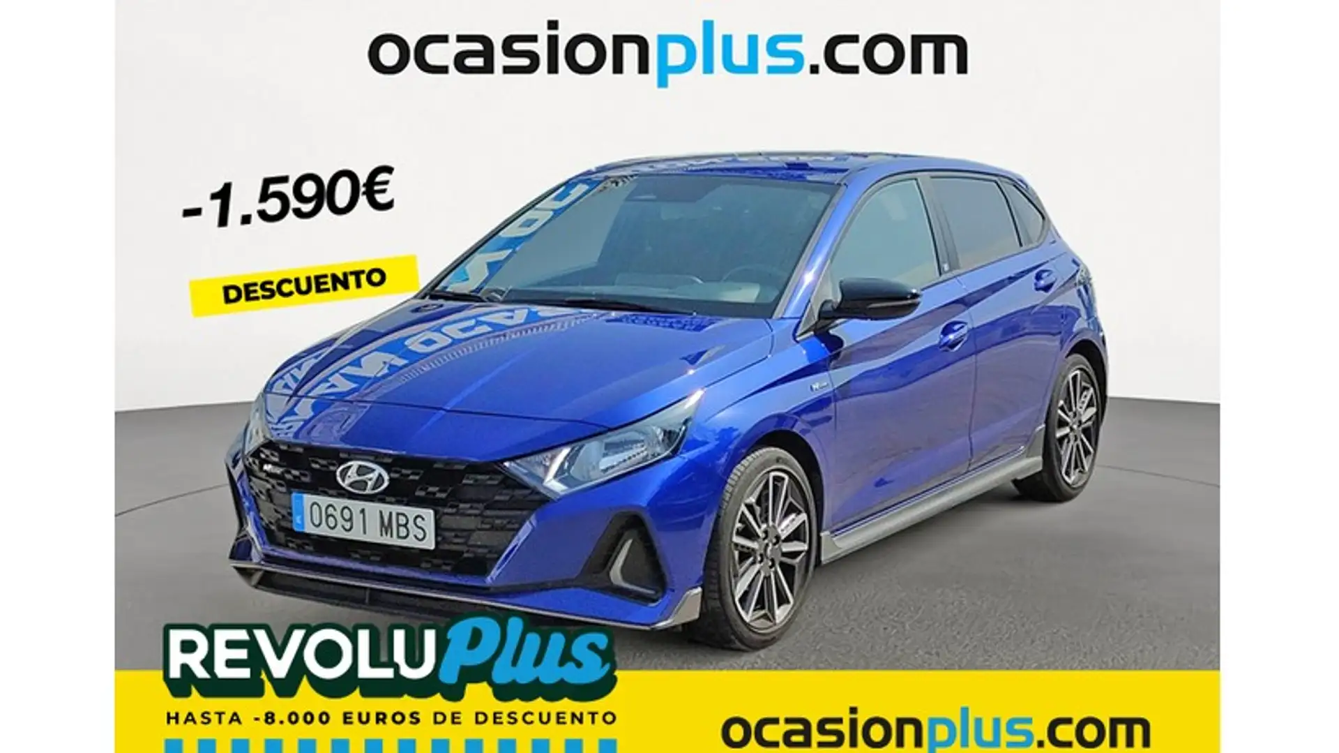 Hyundai i20 1.2 MPI Nline 30 Aniversario Azul - 1