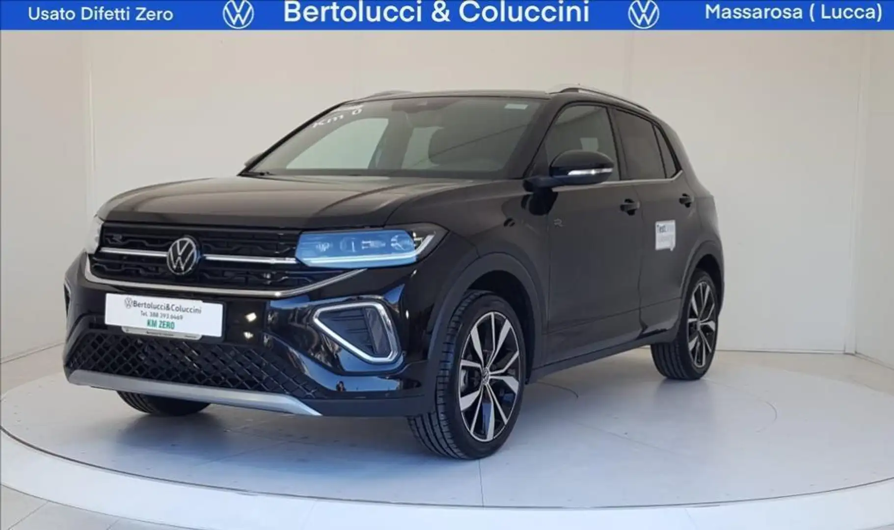 Volkswagen T-Cross 1.0 TSI 115 CV R-Line Plus Zwart - 1