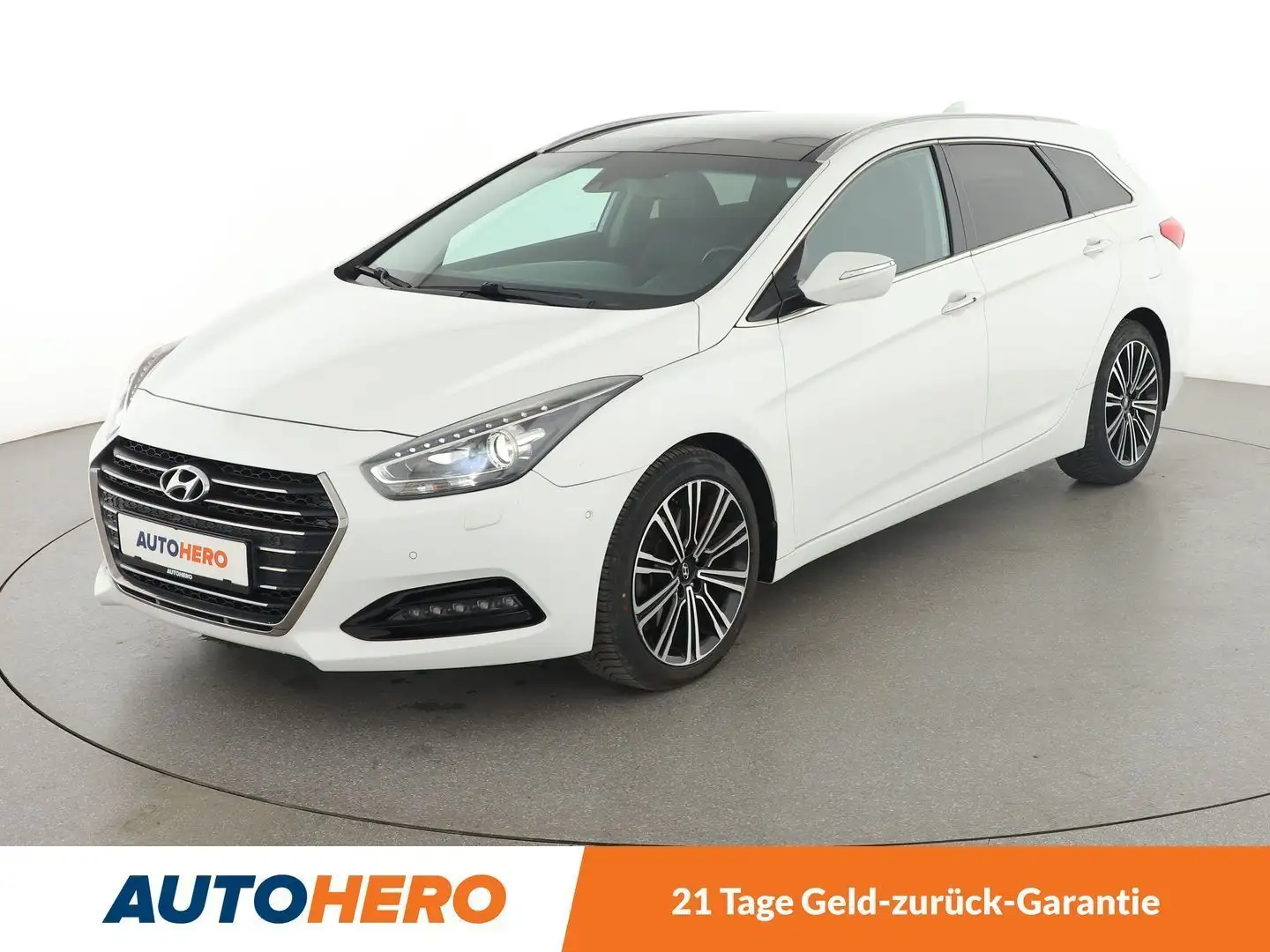 Hyundai i40 1.7 CRDi Premium Blue Aut*NAVI*XENON*TEMPO*CAM*SHZ Blanc - 1
