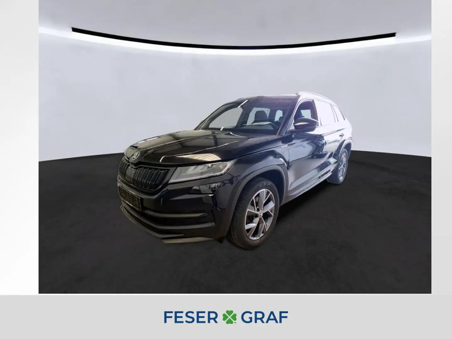 Skoda Kodiaq TDi DSG 4x4 Sportline LED Navi Kamera AHK Schwarz - 1