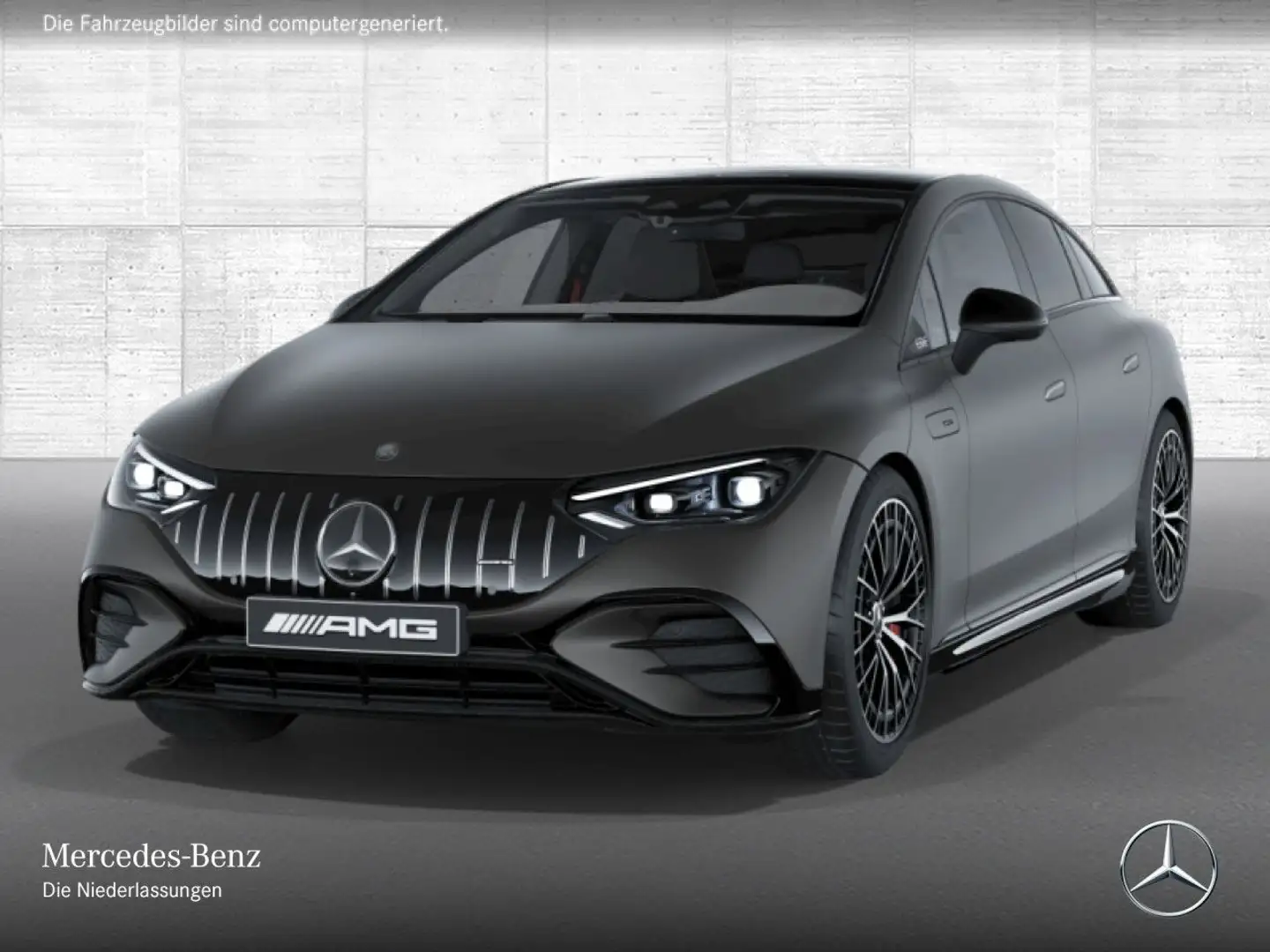 Mercedes-Benz EQE 53 AMG 4M Driversp Fahrass 360° Airmat Pano Grau - 2