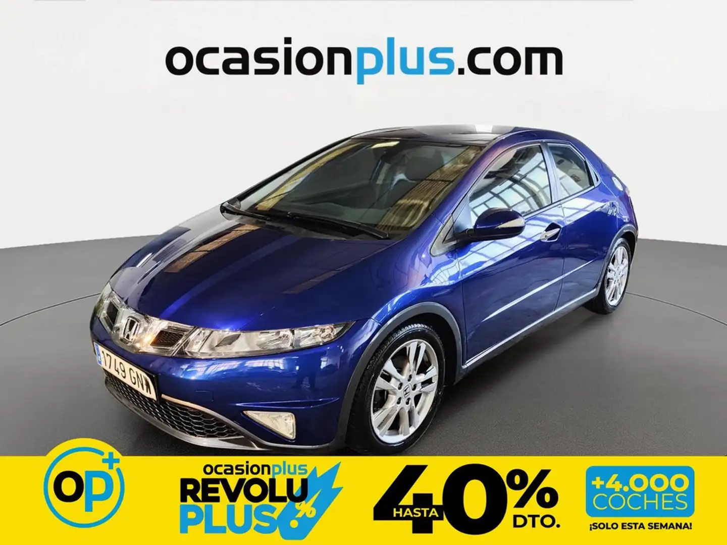 Honda Civic 1.8i-VTEC Sport Azul - 1