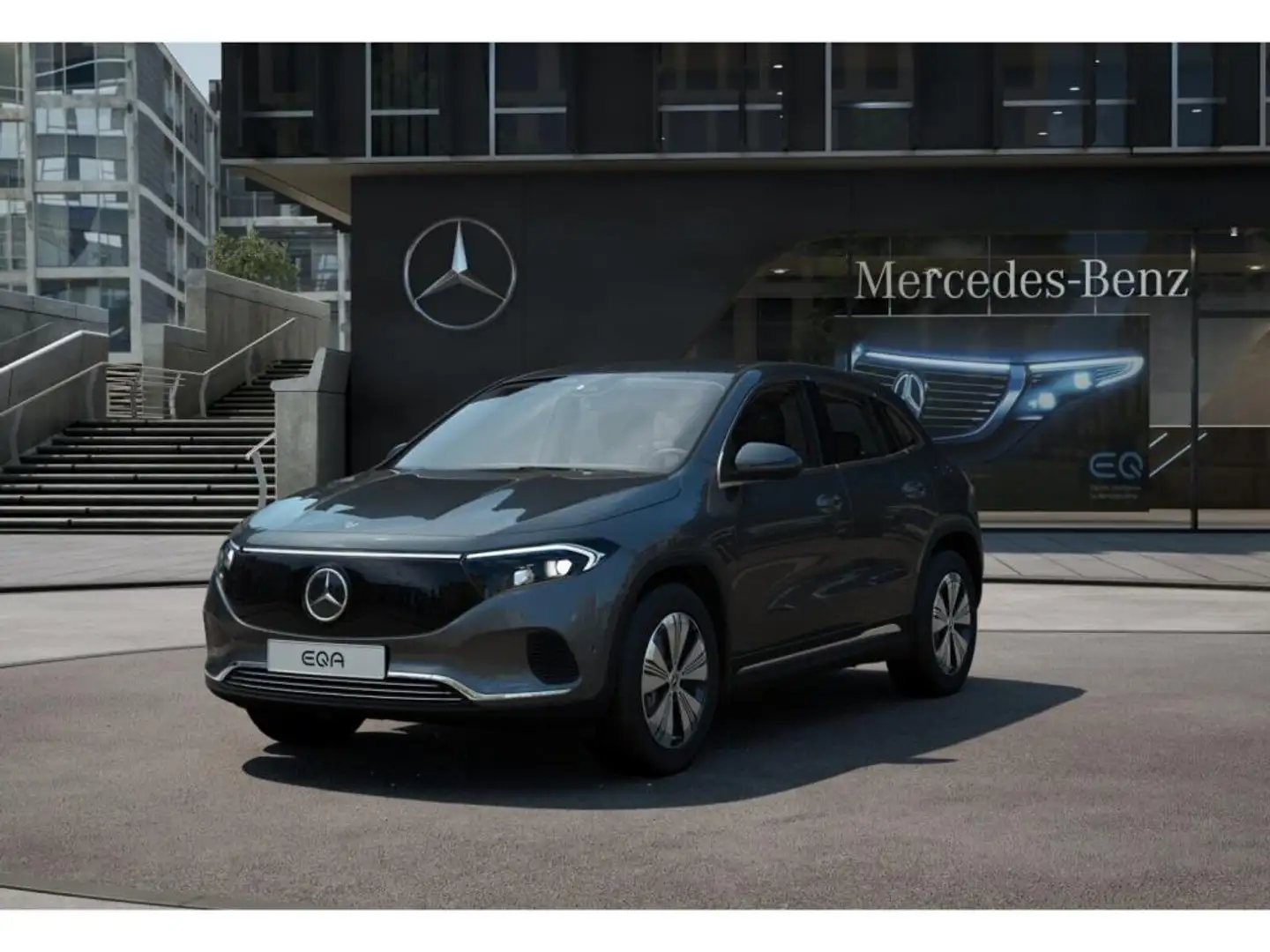 Mercedes-Benz EQA 350 4M Progressive/LED/Cam/AHK/Distr/winter Grijs - 1