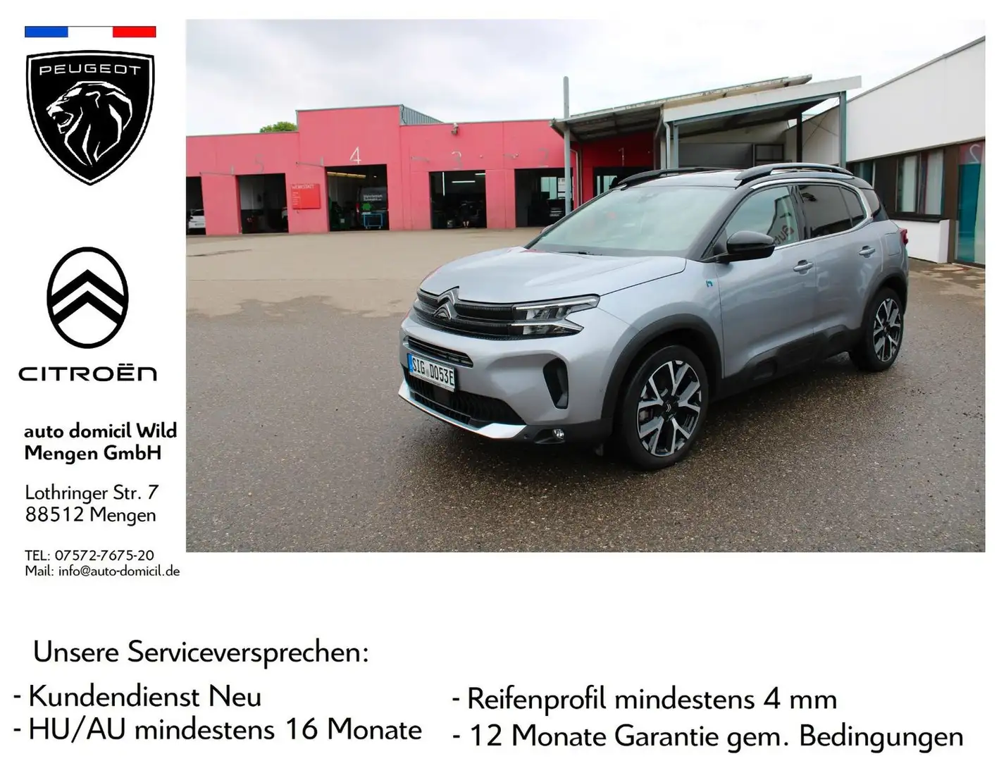 Citroen C5 Aircross Shine Plug-in-Hybrid 225 Grau - 1