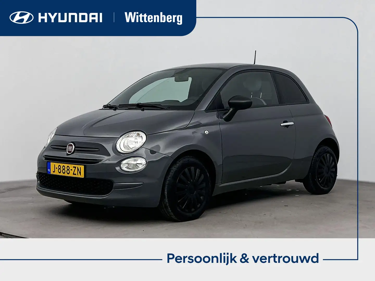 Fiat 500 1.0 HYBRID CLUB | AIRCO | ELEKTRISCHE RAMEN | CENT Gris - 1