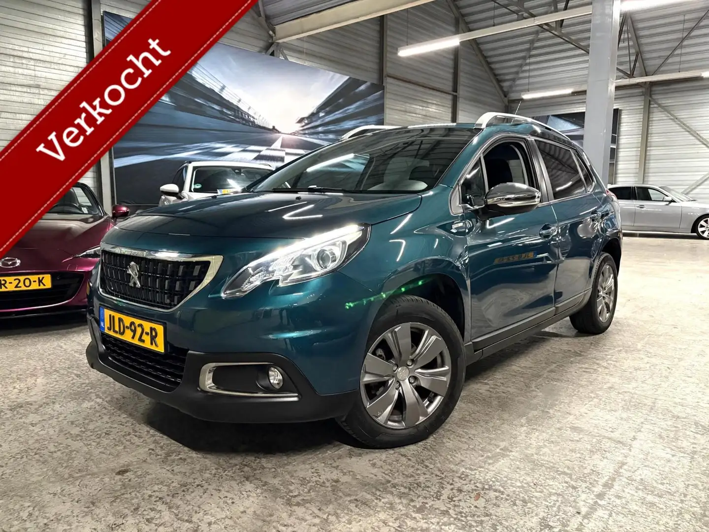Peugeot 2008 1.2 PT Style | OH compleet | Dist.riem vv | Clima Зелений - 1
