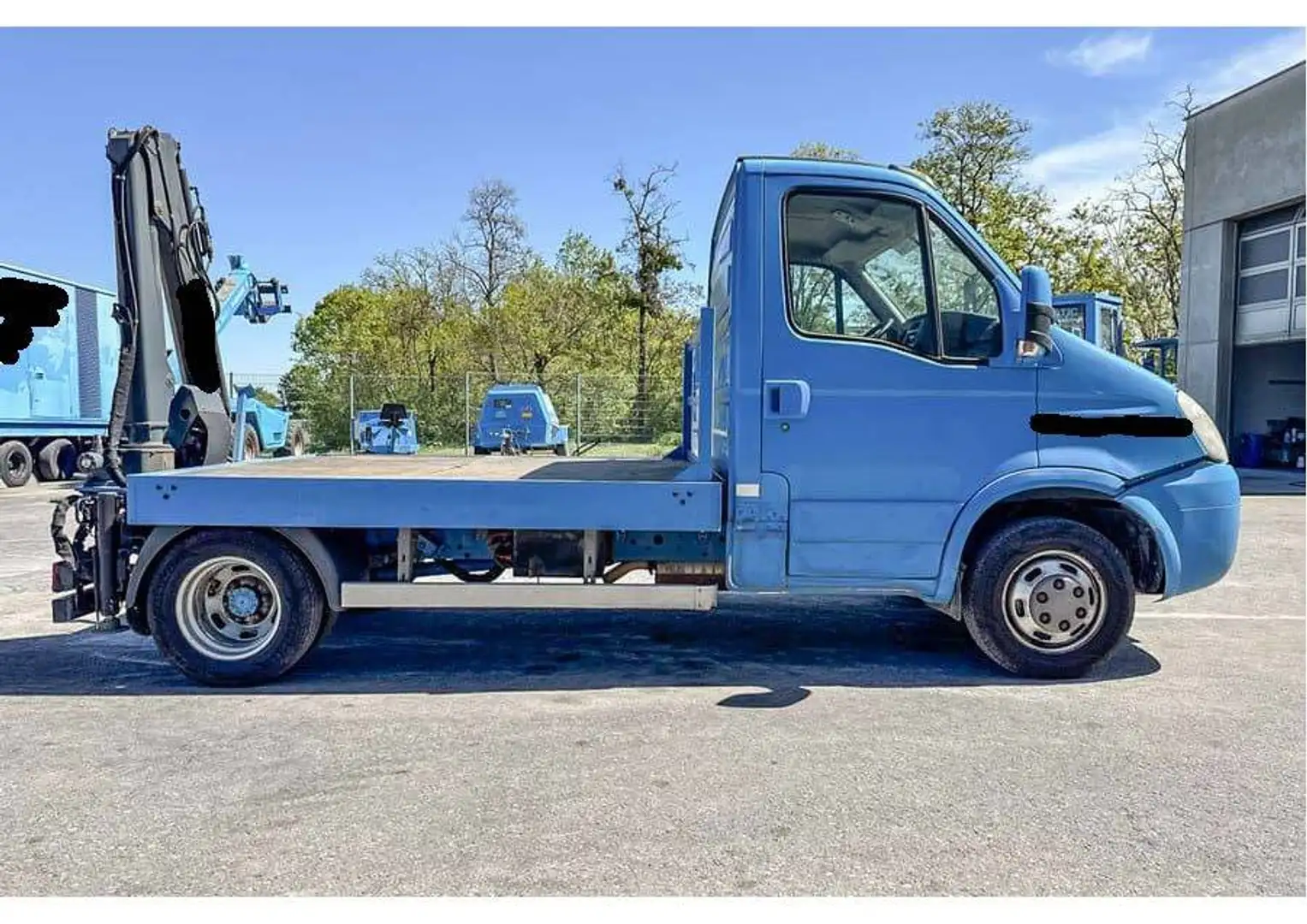 Iveco Sonstige 45C17 Pritsche mit Kran Blau - 1