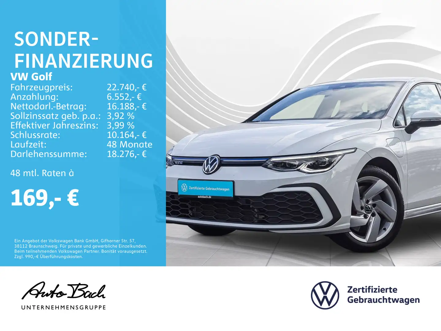 Volkswagen Golf GTE VIII GTE 1.4 TSI DSG eHybrid, Navi, LED, Ap Biały - 1