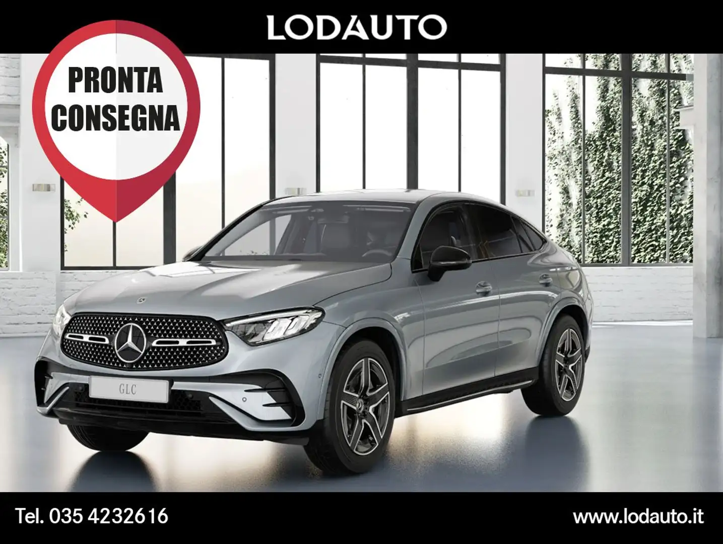 Mercedes-Benz GLC 220 GLC 220 d 4Matic Mild hybrid Coupé AMG Line Advan Argento - 1