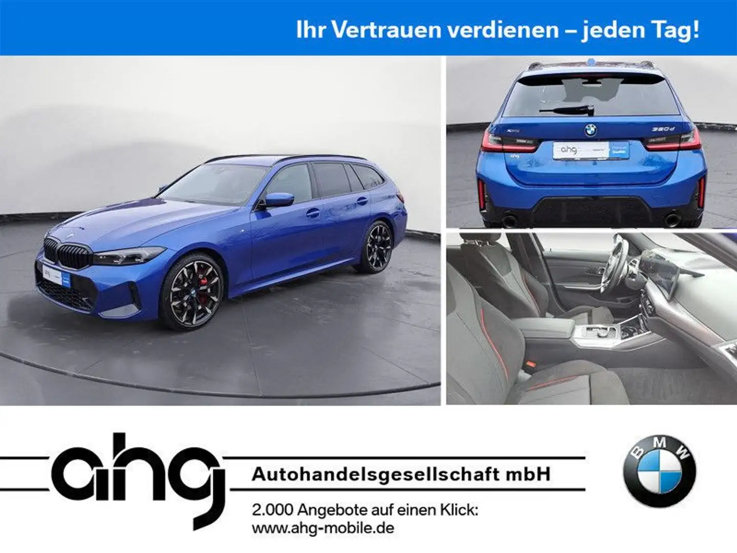 BMW 320 d xDrive Touring M-Sport *Pro*Shadow*Navi*Kam Blau - 1
