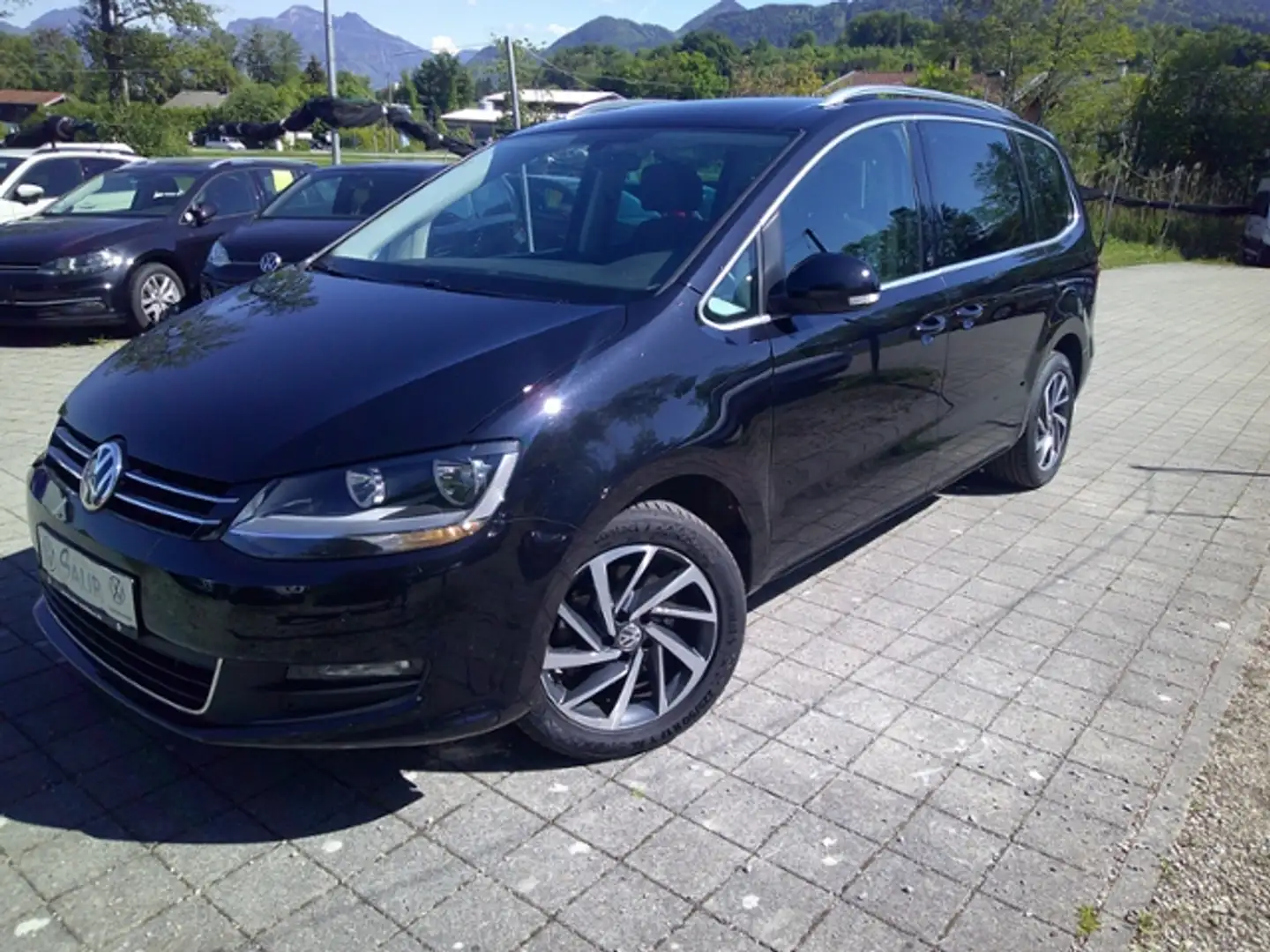 Volkswagen Sharan 1.4 TSI Sound BMT*Navi*PDC*SHZ*el. Schiebetüren K Schwarz - 2