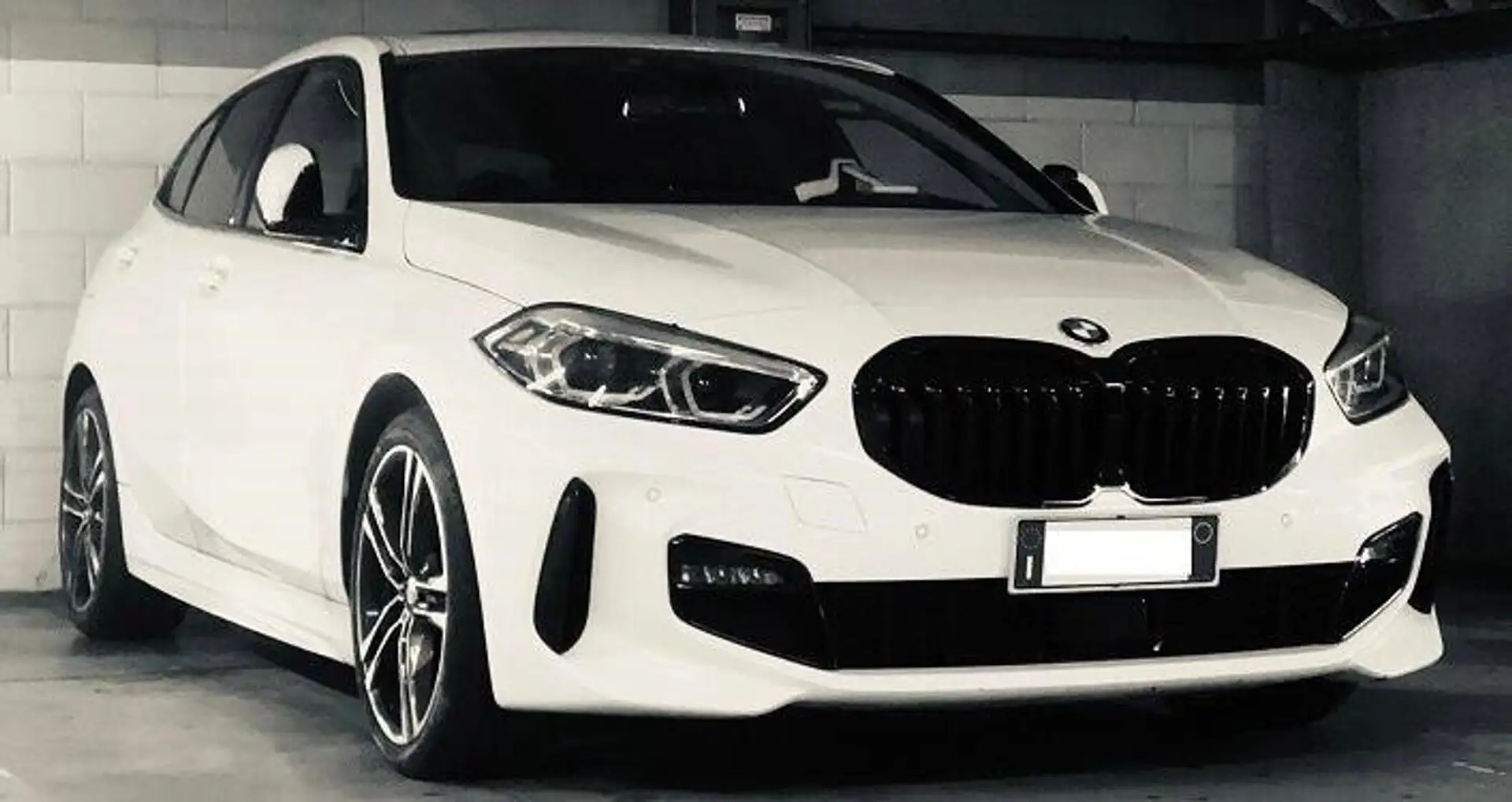 BMW 118 Serie 1 F40118i Msport 140cv auto Bianco - 1