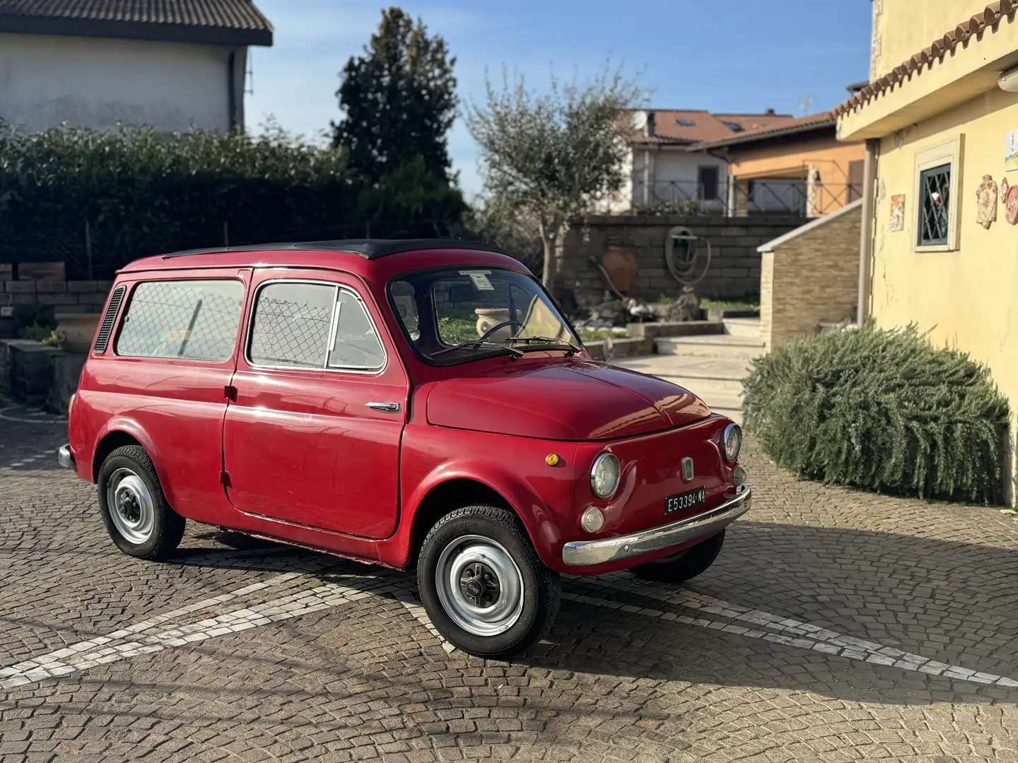 Fiat Cinquecento Bianchina Giardiniera Rosso - 2
