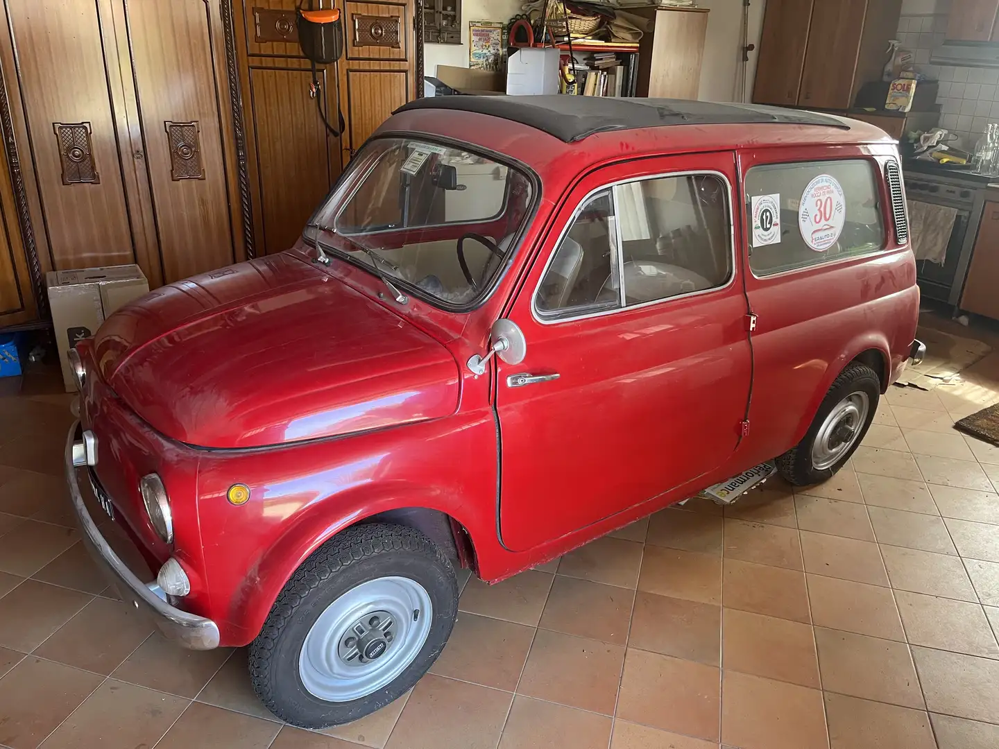 Fiat Cinquecento Bianchina Giardiniera Rosso - 1